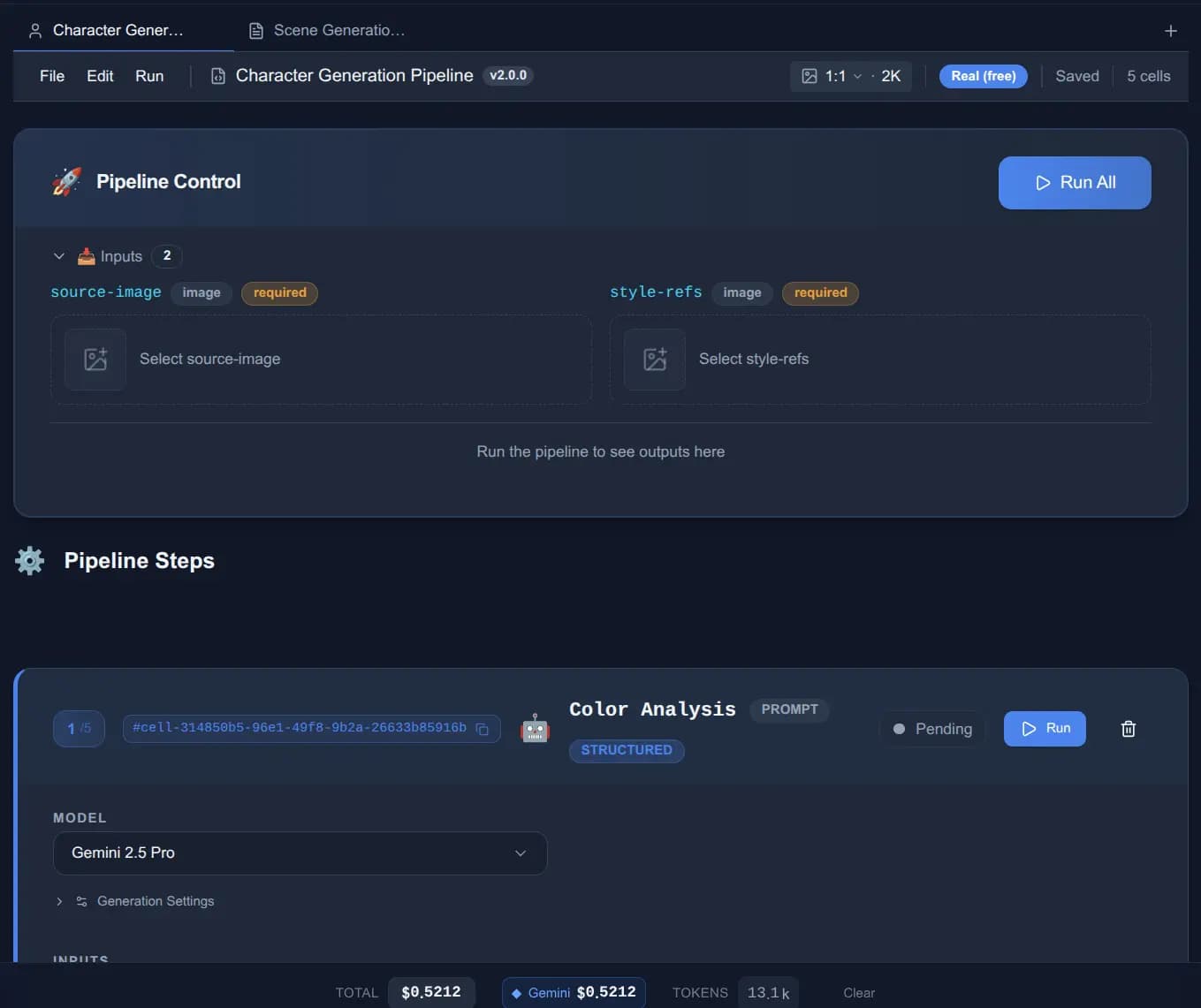 Pipeline Notebook - AI orchestration with step-by-step execution